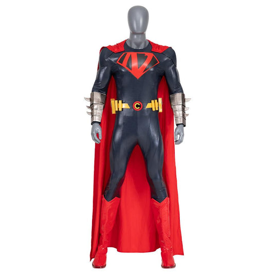 Superhero Clark Nicolas Cage Black Outfit Cosplay Costume