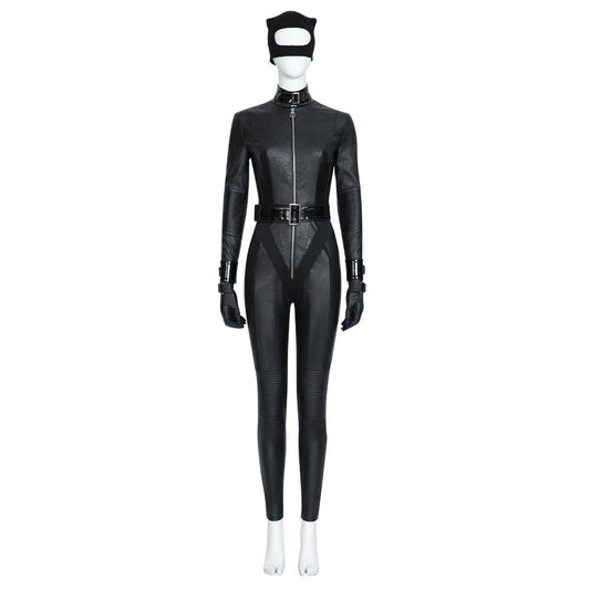 2022 Bruce Wayne Catwoman Jumpsuit Halloween Cosplay Costume Adult Suit