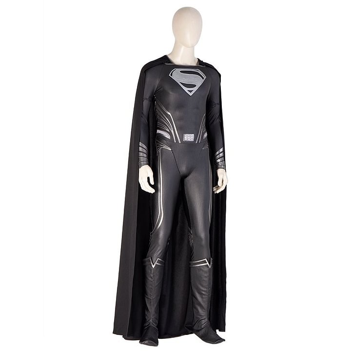 Black Clark Superhero Cosplay Suit Recovery Suit Cosplay Costume