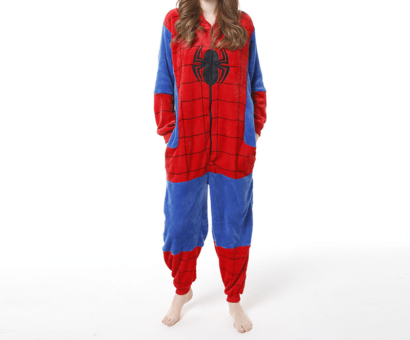 Spiderman Onesie Pajamas for Adults Mens Women