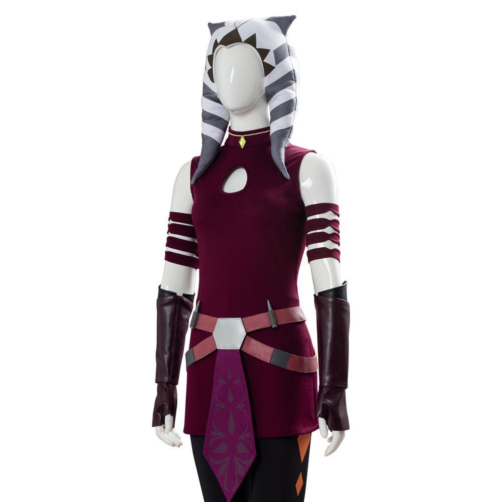 Ahsoka Tano SW The Clone Wars Suit Cosplay Costume