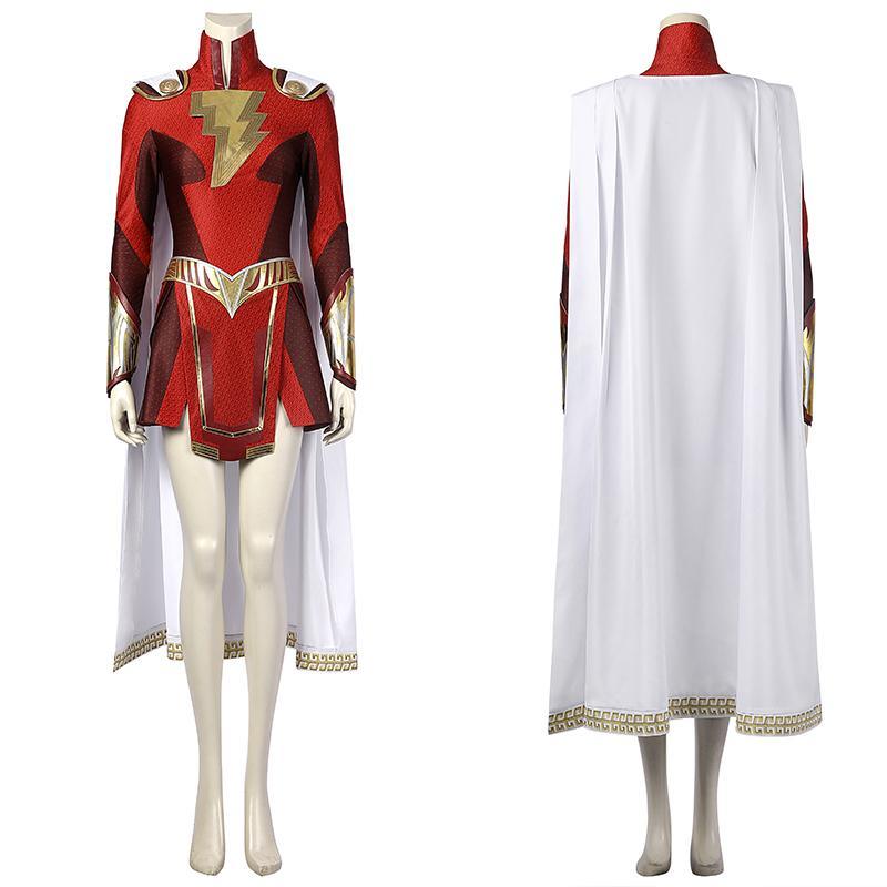 Shazam! Fury Of The Gods Mary Marvel Cosplay Lady Shazam Costume Kara Zor El Jumpsuit