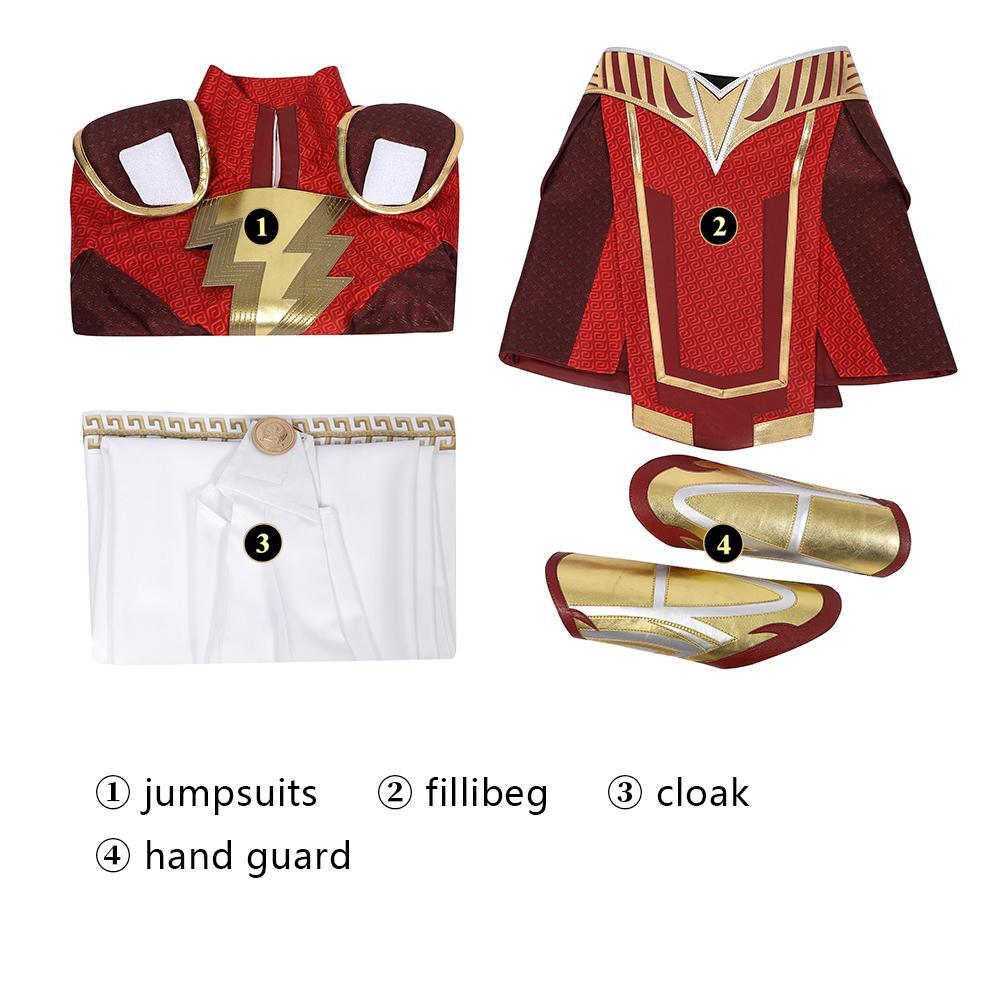 Shazam! Fury Of The Gods Mary Marvel Cosplay Lady Shazam Costume Kara Zor El Jumpsuit