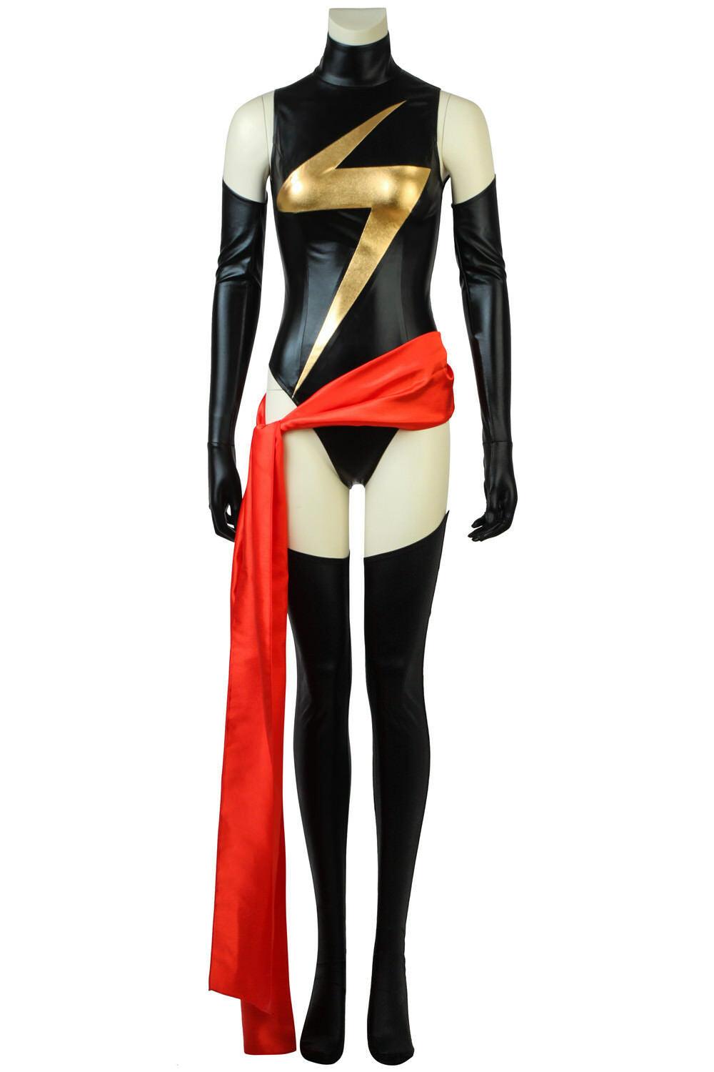 MS.Marvel Costume Captain Marvel Carol Danvers Costume Avengers Cosplay Outfit