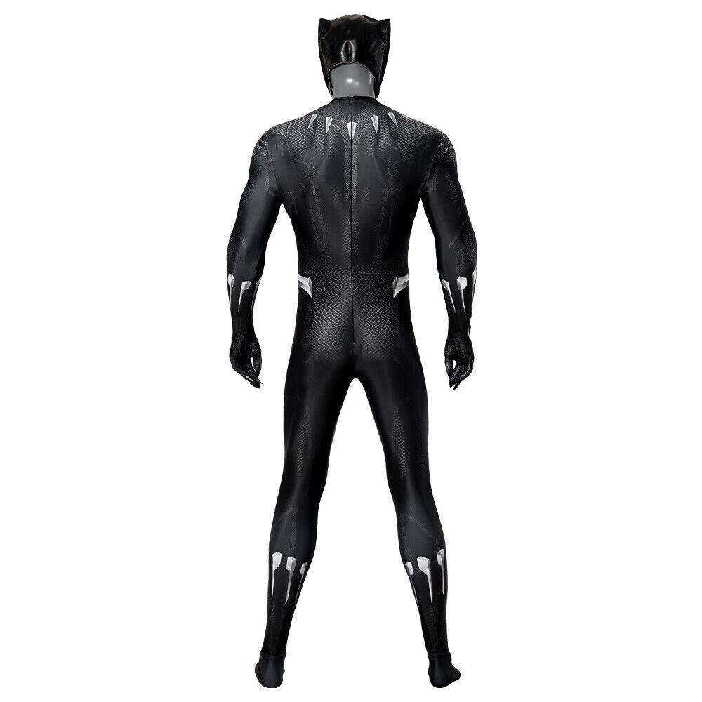 Black Panther Jumpsuit Cosplay Costume