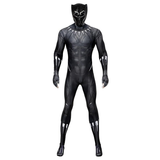 Black Panther Jumpsuit Cosplay Costume