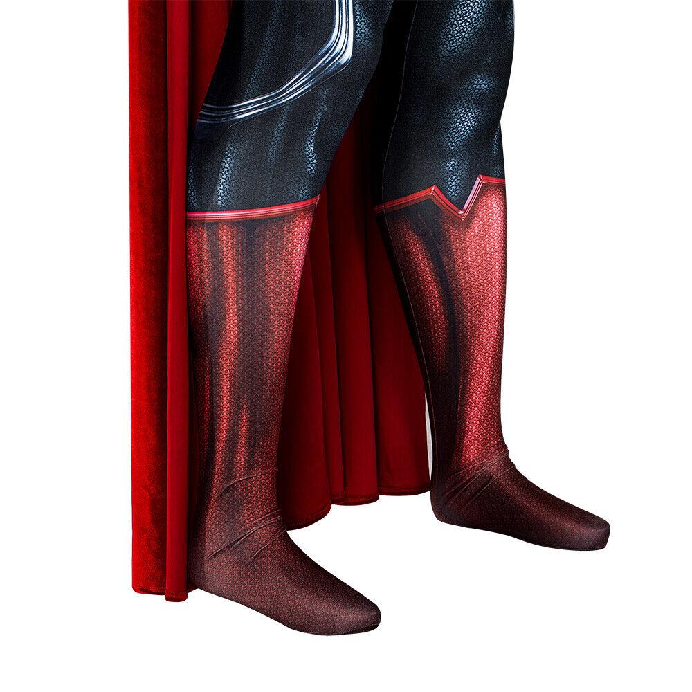 Movie Man of Steel Superhero Clark Jumpsuit Cosplay Costume