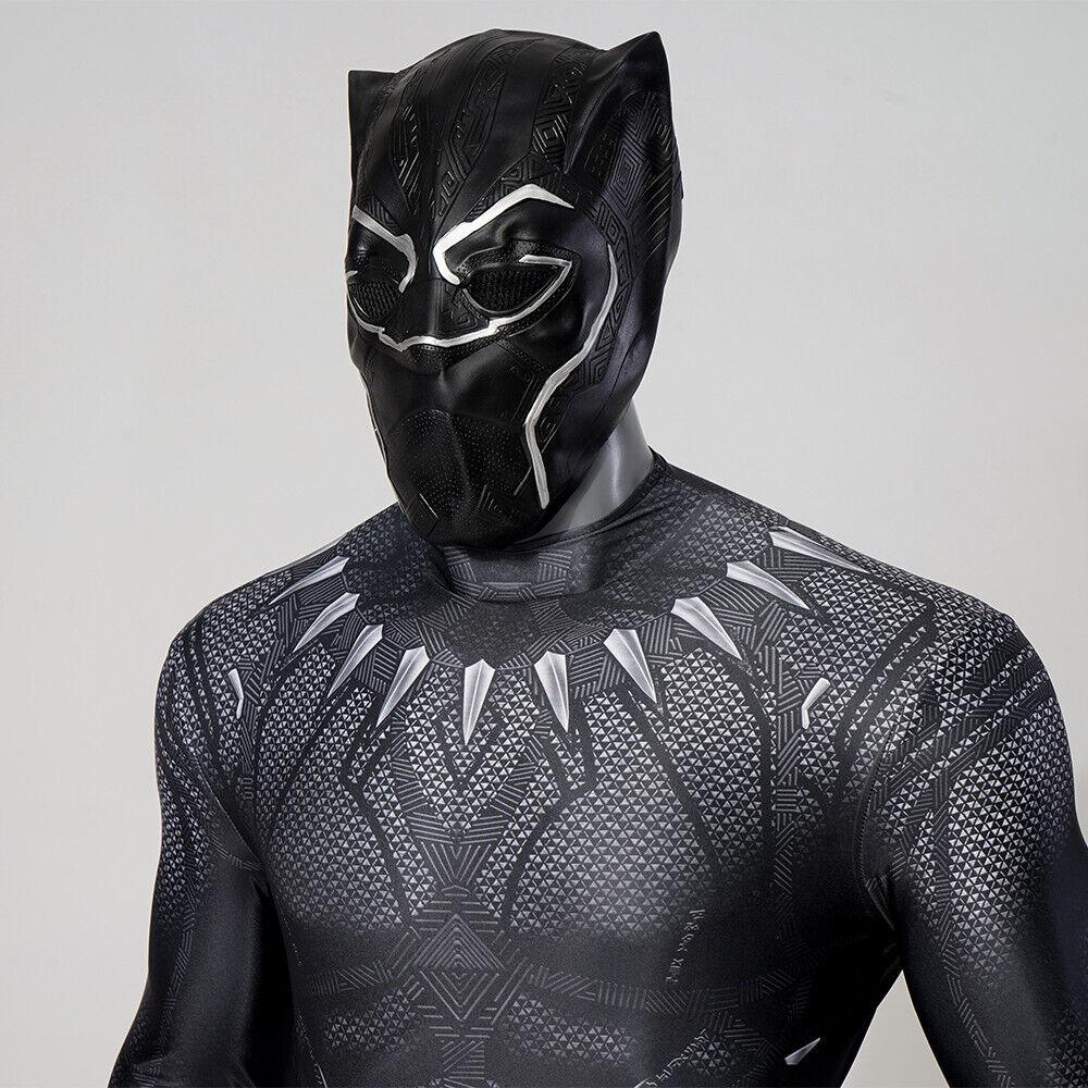 Black Panther Jumpsuit Cosplay Costume