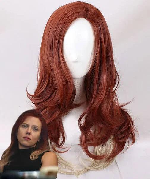 Black Widow Brown Curly Wig Avengers: Endgame Romanoff Cosplay